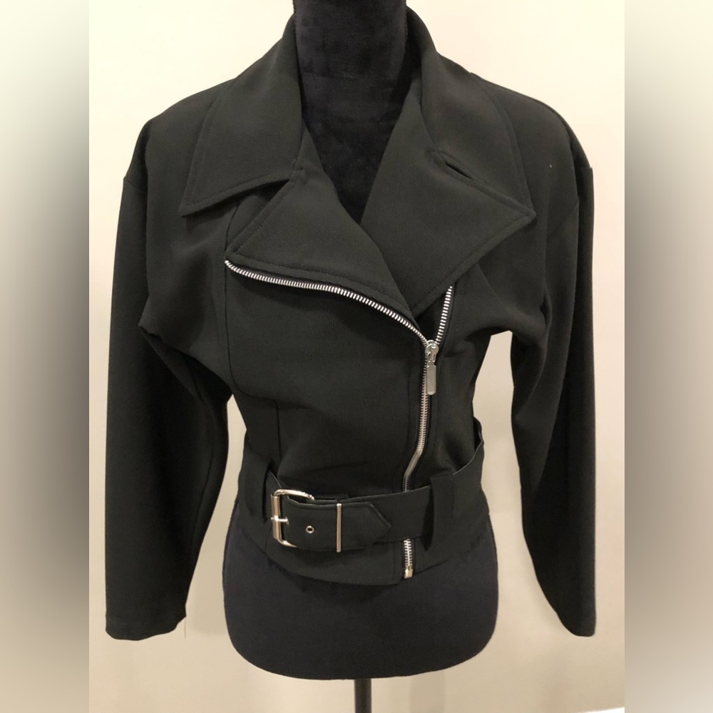 Black knit jacket